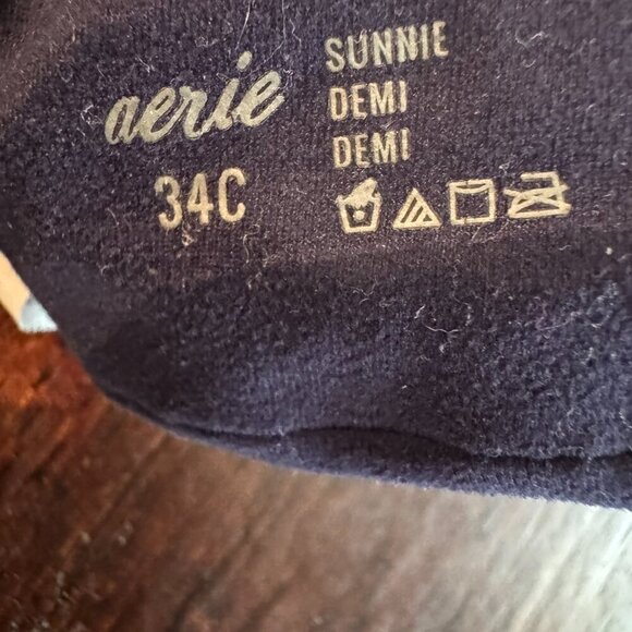 Aerie Blue Bra 34C - Picture 2 of 3